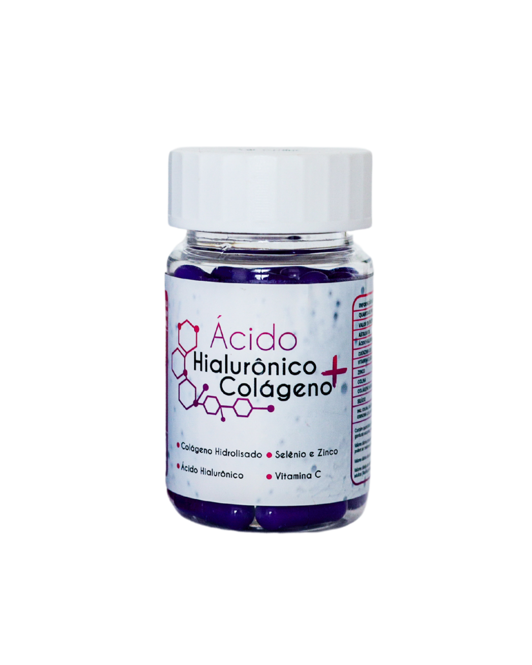 Ácido Hialurônico + Colágeno Definition | Cabelos e Unhas Mais Fortes |  60 Cápsulas