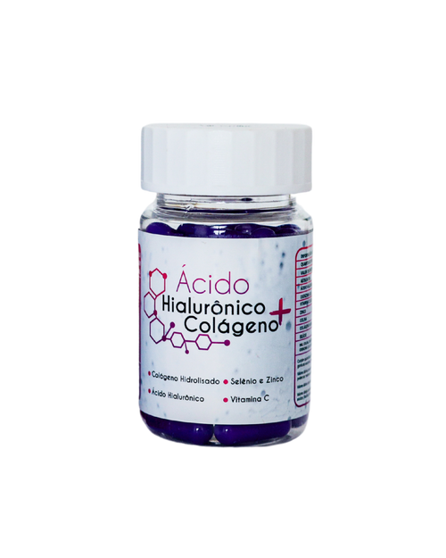Ácido Hialurônico + Colágeno Definition | Cabelos e Unhas Mais Fortes |  60 Cápsulas